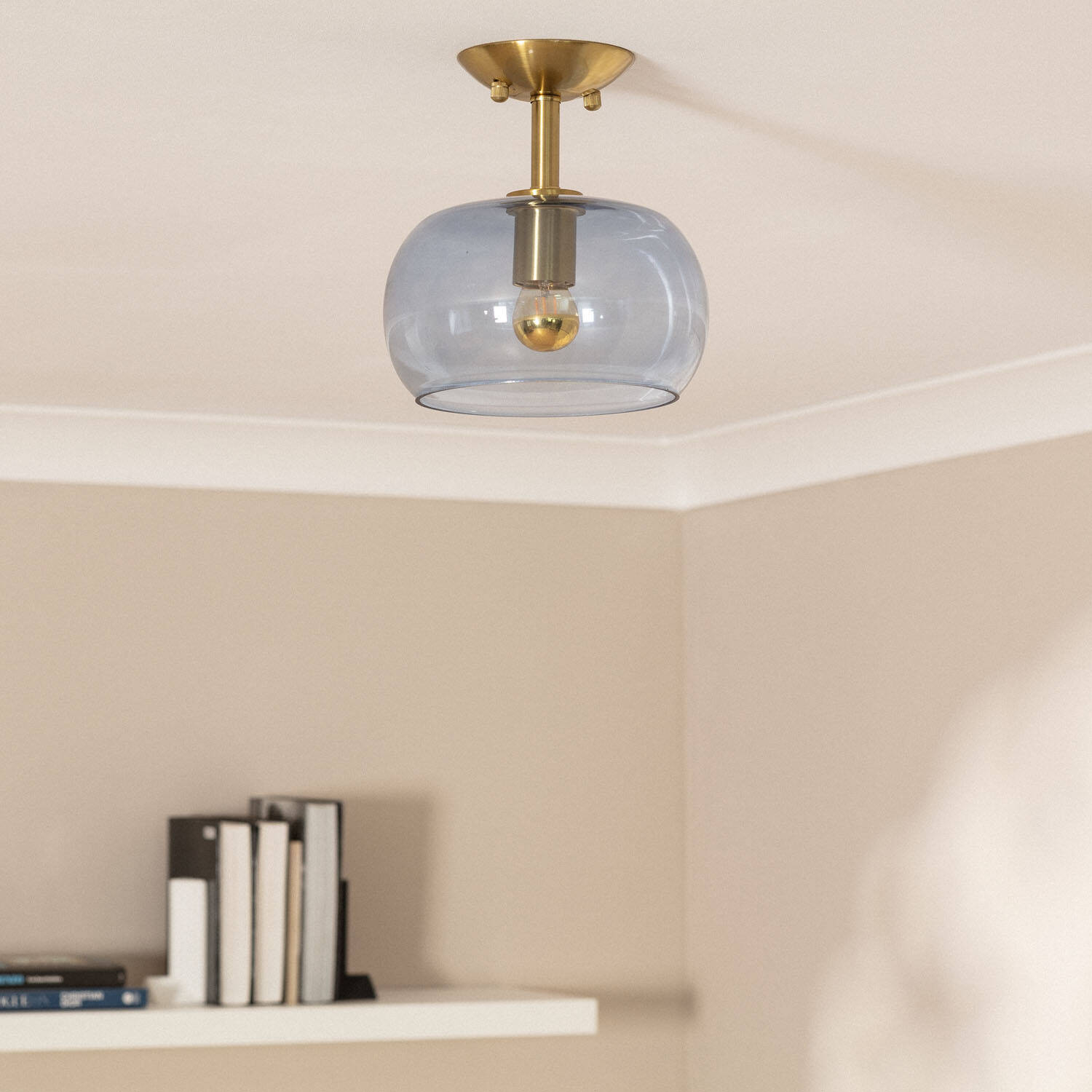 Lampa Sufitowa z Metalu i Kryształu Delacroix - widok prezentacyjny