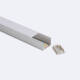 Image of Surface Mounted Aluminium Profile with Continuous Cover for LED Strip up to 22mm