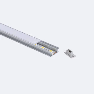 Profilé Aluminium Sol pour Rubans LED jusqu'à 10 mm