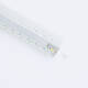 Bild von Aluminiumprofil Gipseinbau Ecke Innen LED Streifen bis 9 mm mit durchgehender Abdeckung