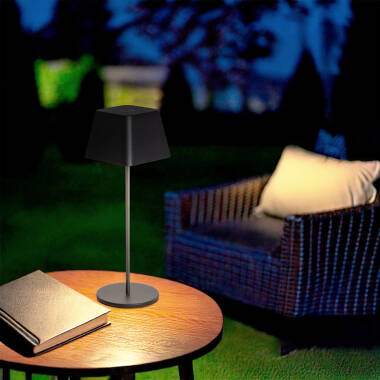 Bild von LED Tischlampe 1.2W Tragbar Aussen Aluminium mit wiederaufladbarem USB-Akku Willy