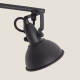 Image de Plafonnier Orientable Aluminium Emer 3 Spots Noir