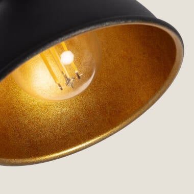 Afbeelding van Plafondlamp Verstelbaar Metaal  met 2 Spots Zwart Emer
