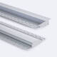 Bild von Aluminiumprofil Einbau für Gips/Stuckdecke 2m für LED Streifen bis 12 mm