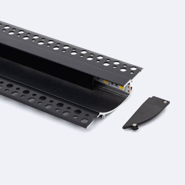 Profilé Aluminium Encastré pour Plâtre/Placo 2m Pour Ruban LED jusqu'à 12mm