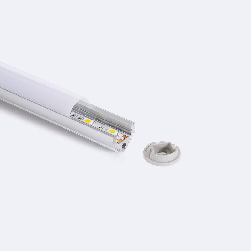Image of Pendant Round Aluminium Profile for LED Strip up to 11mm 