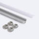 Image of Pendant Round Aluminium Profile for LED Strip up to 11mm 