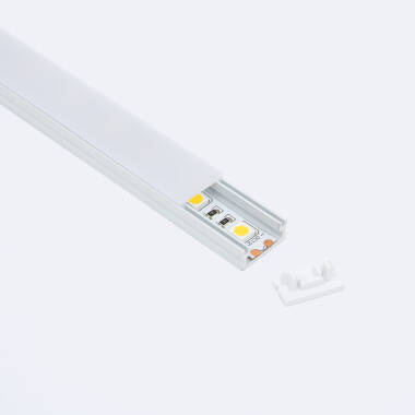 Product Aluminium profiel Opbouw 2 m voor LED Strip tot 10 mm