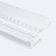 Image of Plaster-in Recessed 2m Aluminium Profile with Continuous Cover for LED Strip up to 20mm