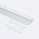 Image of Plaster-in Recessed 2m Aluminium Profile with Continuous Cover for LED Strip up to 20mm