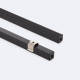 Bild von Aluminiumprofil Oberfläche mit durchgehender Abdeckung für LED Streifen bis 8 mm