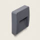 Image de Balise LED Extérieure 3W En Saillie au Mur Carrée Nilsa Anthracite