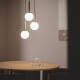 Image de Suspension Métal et Verre Tri Oto