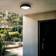 Image de Plafonnier Extérieur Rond Curio IP65 Noir 
