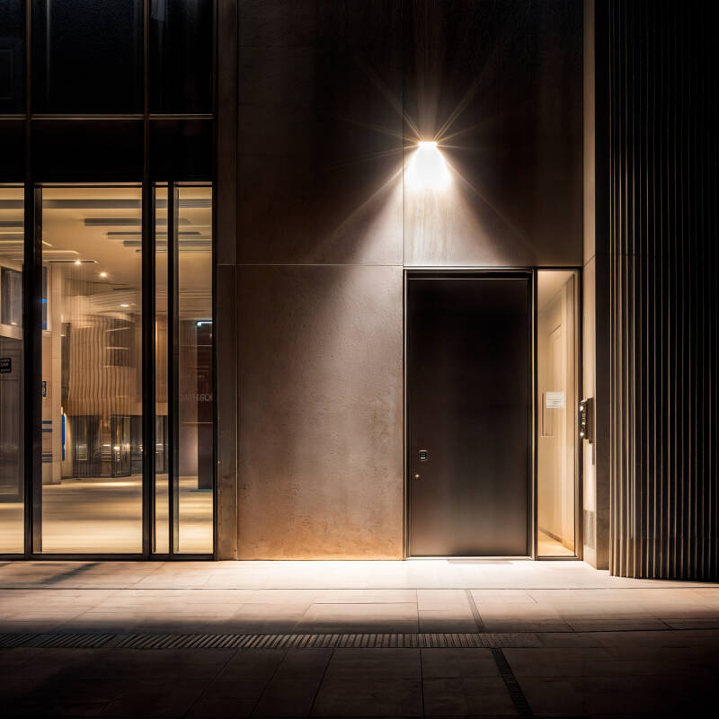 Projecteur LED Extra-Plat Crystal 120lm/W IP65 50W Blanc Blanc Froid 6000K | Leroy Merlin