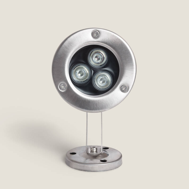 Image de Spot LED Submersible RGB 3W en Saillie 12V DC Inox XtraPool