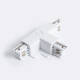 Image de Connecteur 'Left Side'  Type T pour Rail Triphasé Borgia Encastré Aluminium