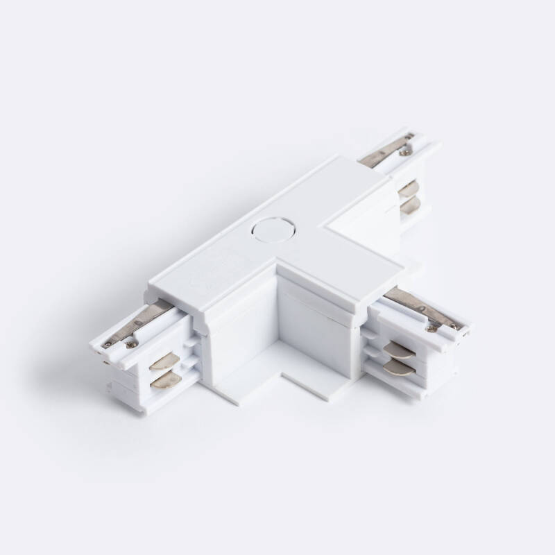 Image de Connecteur 'Left Side'  Type T pour Rail Triphasé Borgia Encastré Aluminium