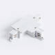 Image de Connecteur 'Left Side'  Type T pour Rail Triphasé Borgia Encastré Aluminium