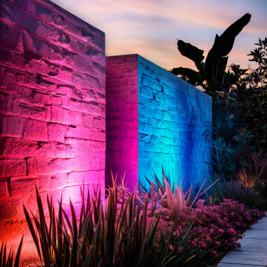 Image of 30W LED Floodlight RGBW IP65 with IR Remote