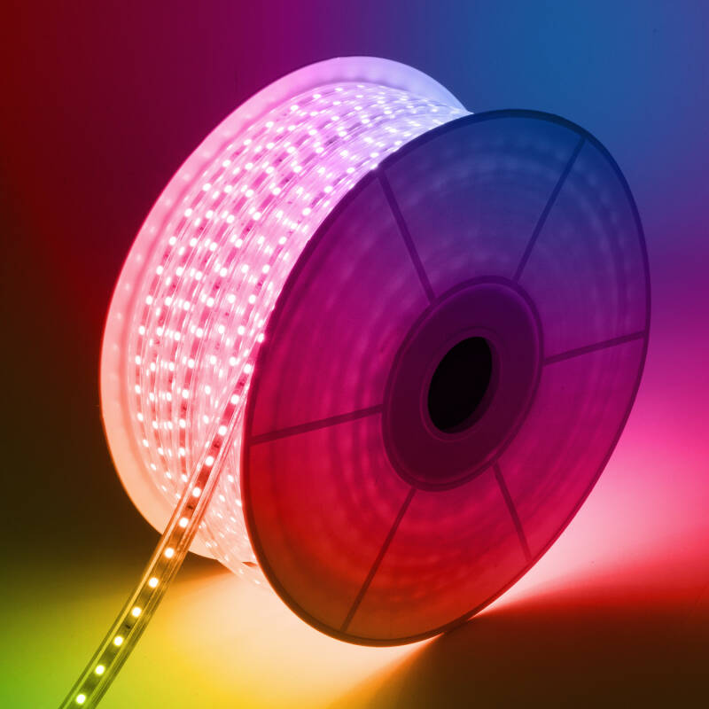 Image of PACK of 220V RGB LED Strips SMD5050 60LED/m