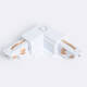 Image de Connecteur 'Left Side' Type L pour Rail Triphasé DALI Track Encastré Aluminium