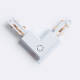 Image de Connecteur 'Left Side' Type L pour Rail Triphasé DALI Track Encastré Aluminium