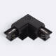 Afbeelding van Connector 'Left Side' Type L voor Borgia Inbouw Driefasige Aluminium Rail
