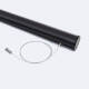 Product van Aluminium ophangprofiel  rond 2m voor LED Strip tot 22 mm