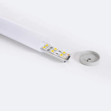 Aluminiumprofil Hängend Rund 2m für LED Streifen bis 16 mm