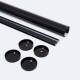 Afbeelding van Ophangprofiel Rond van Aluminium 2 m voor LED Strip tot 16 mm