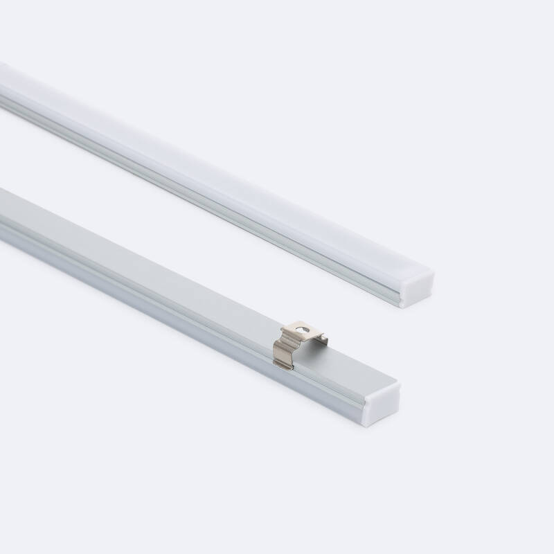 Bild von Aluminiumprofil Aufbau 12x8 mit für LED Streifen bis 8 mm