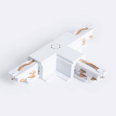 Connector Rechter Kant T-type voor DALI-rail 3-fasen inbouwrail Aluminium