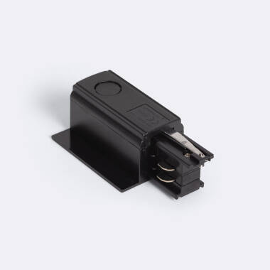 Connecteur “Right Side” Triphasé pour Rail Encastré Aluminium