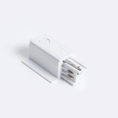 Left Side Feed Connector for Recessed Aluminium 3-Circuit Track