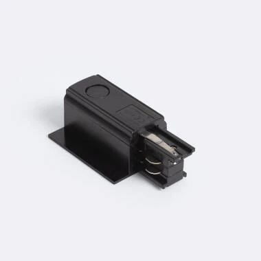Connecteur 'Left Side' Triphasé pour Rail Encastré Aluminium