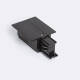 Afbeelding van Connector 'Left Side' Driefasig naar Net voor Inbouw Aluminium Rail