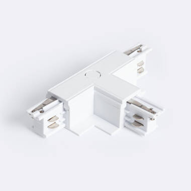 Connecteur “Right Side” Type T pour Rail Triphasé Borgia Encastré Aluminium