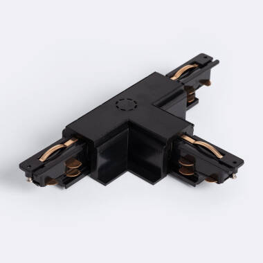 Connecteur 'Right Side' Type T pour Rail Triphasé DALI Track Encastré Aluminium