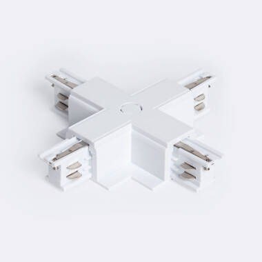 Connector Type X voor Borgia Inbouw Driefasige Aluminium Rail