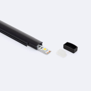Profilé Aluminium Étanche IP65 en Saillie 2m pour Ruban LED jusqu'à 8 mm