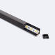 Image of 2m Triangular Aluminium Corner Profile for LED Strip up to 10mm