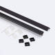 Image of 2m Triangular Aluminium Corner Profile for LED Strip up to 10mm