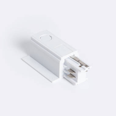 Connector 'Rechtzijde ' Driefasig naar Net voor Borgia Inbouw Aluminium Rail