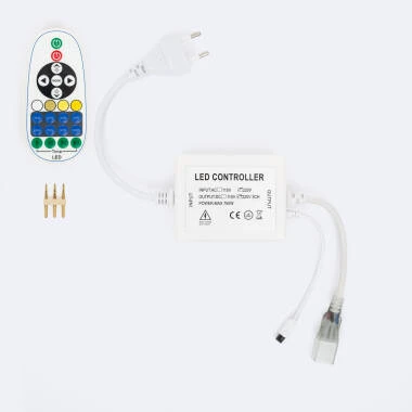 Contrôleur Variateur pour Ruban LED CCT 220V AC avec Télécommande IR