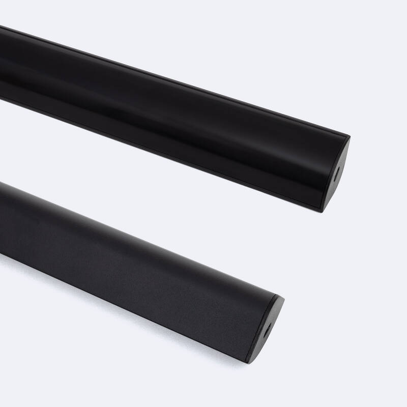 Immagine di Profilo in Alluminio Angolo Circolare per Striscia LED fino a 20mm