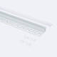 Immagine di Profilo in Alluminio Integrazione Cartongesso per Striscia LED fino a 8mm