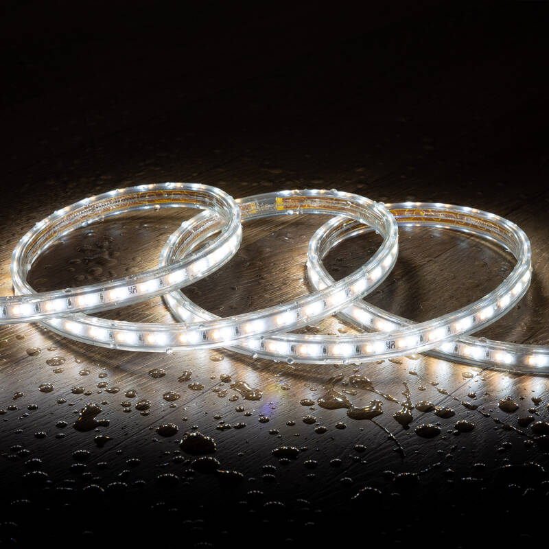Bild von LED-Streifen CCT 220V 120 LED/m 10W/m 900lm/m Breite 14mm Schnitt 100cm IP65 nach Maß