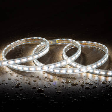 Led Strip CCT 220V 120 LED/m 10W/m 900lm/m Breedte 14mm te knippen om de 100cm IP65 Op maat