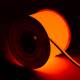 Image of 50m 220V AC Orange Dimmable Semicircular 180 Neon LED Strip 100LED/m 7.5W/m Cut at Every 100cm IP67